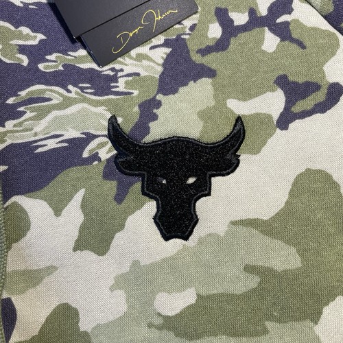 Under Armour Project Rock Hoodie Men's 2XL Camo Tiger Stripe Veterans Day NEW - Picture 4 of 11