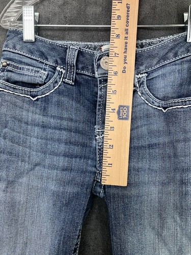 Ariat Real Jeans GIRLS 12 Blue REAL Denim Bootcut Medium Wash Cowgirl Western - Picture 15 of 15