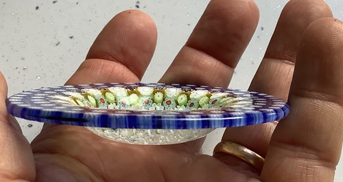 Murano Glass Millefiori Small Dish, 8cm Diameter - Picture 4 of 8