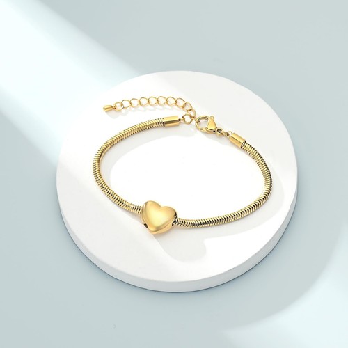 Einäscherungsschmuck Mini Herz Urne Armband für Asche für Frauen Männer Gedenk hält - Bild 5 von 7