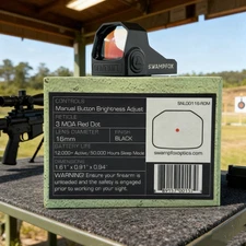 Swampfox Sentinel Red Dot Sight 1x16 3MOA Micro Reflex Manual Adiust For aiming