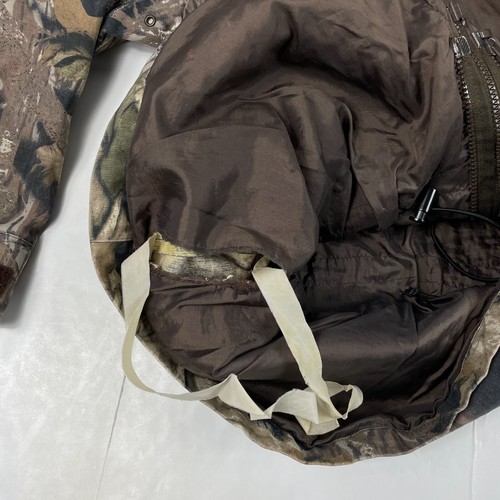 Ozark Trail Jacket Mens Large Brown Canvas Mossy Oak Camouflage Hunting Hiking - Picture 6 of 15
