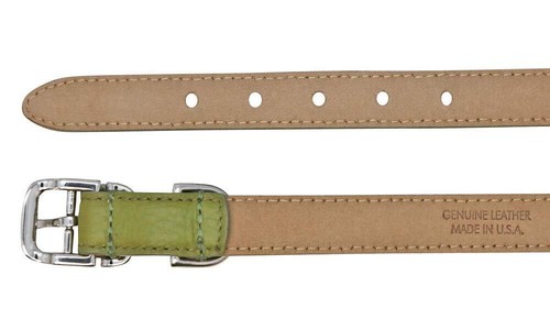 Handmade Genuine Leather Adjustable Dog Collar - MADE IN THE USA - Picture 79 of 88