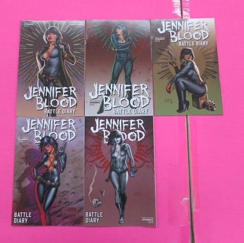 Jennifer Blood Battle Diary  # 1,2,3,4,5 COMIC Dynamite 2023