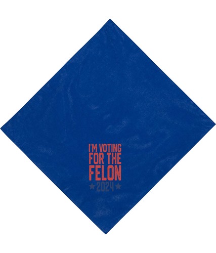 Trump 2024 I Vote For Felon Fight 45 47 MAGA Never Surrender You Missed Bandana - Picture 5 of 10