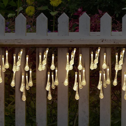 50Led Solar Crystal Fairy String Light Christmas Party Wedding Decor Waterproof - Picture 10 of 16