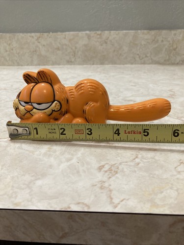 Sitzende Garfield Haarbürste Orange Vintage Avon 70er Jahre - Bild 3 von 11