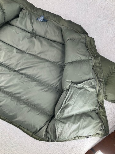 Vintage Polo Ralph Lauren Daunen Puffer Jacke Herren Extra Large XL Grün Isoliert - Bild 20 von 24