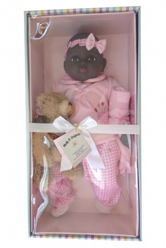 Molly P Originals Wendi Muñeca Bebé 18" NUEVA en Caja con Oso Margarita y Manta Nueva en Caja - Imagen 1 de 5