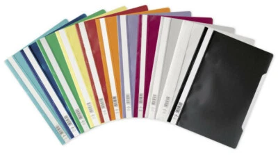 25 x Schnellhefter Plastikhefter Kunststoff DIN A4 Hefter DURABLE Farbe wählbar