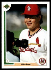 1991 Upper Deck #728 Mike Perez Rookie St. Louis Cardinals