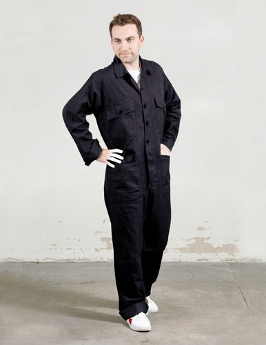 Unisex VETRA Gr. S French Workwear Schwarz Denim Overall Boilersuit Overall NEU - Bild 3 von 7