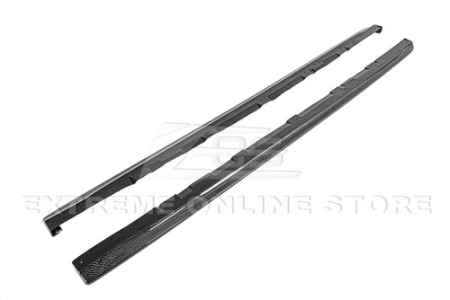 For 18-21 Subaru WRX STi | JDM CS CARBON FIBER Front Splitter Lip & Side Skirts - Picture 11 of 12