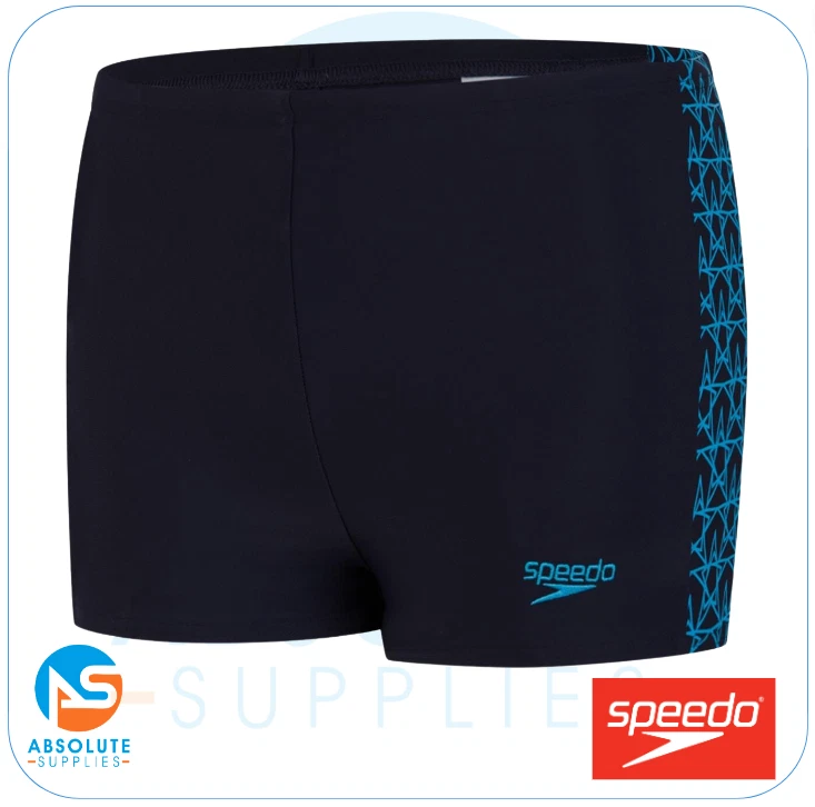 Speedo Boys Boomstar Splice Blue Swimshorts Endurance10 Fabric for Comfort