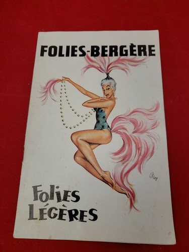 Folies Bergere French Program vintage very good condition pin up girls - Picture 1 of 4