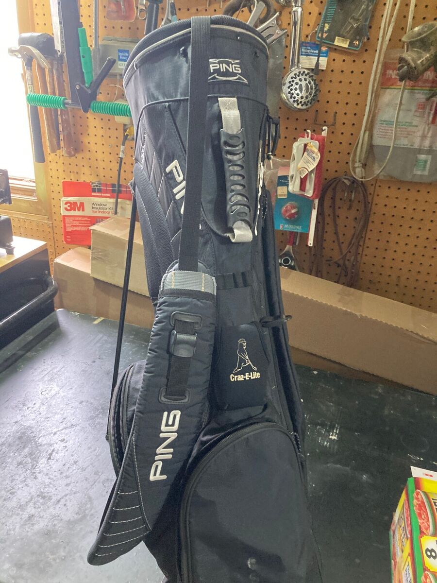 PING HOOFER CRAZ-E-LITE STAND GOLF BAG - Black | eBay PING HOOFER CRAZ-E-LITE STAND GOLF BAG - Black | eBay