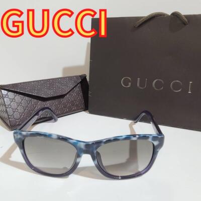 GUCCI GG 3735S ブラックサングラス GUCCI sunglasses GG 3735/F/S with blue case prescription
