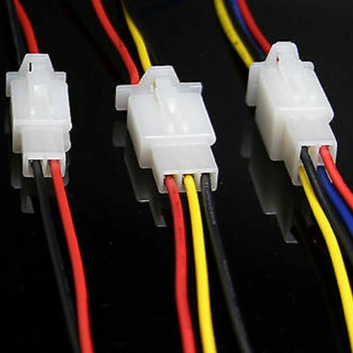 5PCS 2.8mm 2/3/3 Pin Electrical Connector Male Female Cable Terminal Plug Kits - Picture 2 of 11