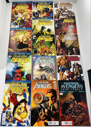 LOT OF 42 NEW AVENGERS (2010) 1-34 COMPLETE SET + 1 SHOTS /VARIANTS BRIAN BENDIS