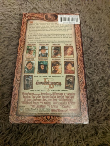 Lonesome Dove (VHS, 2000) Tommy Lee Jones Western Classic Vintage Hallmark Movie - Imagen 6 de 6