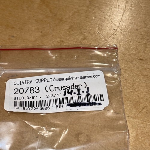 CRUSADER/PCM MARINE STUDS3/8 x 2 3/4” @4,P/N 20783. - Picture 2 of 3