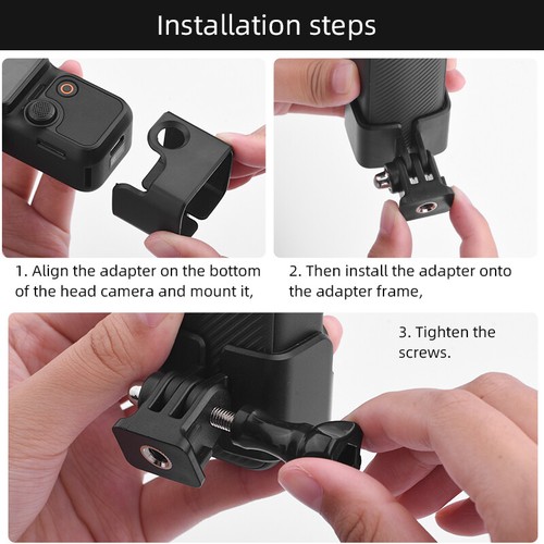 US - For DJI Osmo Pocket3 Camera Accessories Expansion Adapter Mount Holder 1/4 - Picture 13 of 24