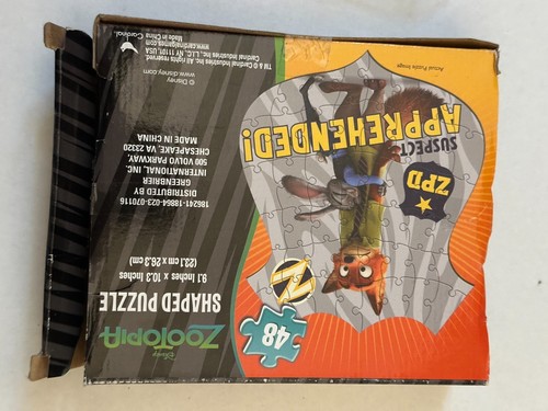 Zootopia Suspect Aprehended 48 Piece Jigsaw Puzzle Fun - Picture 2 of 2