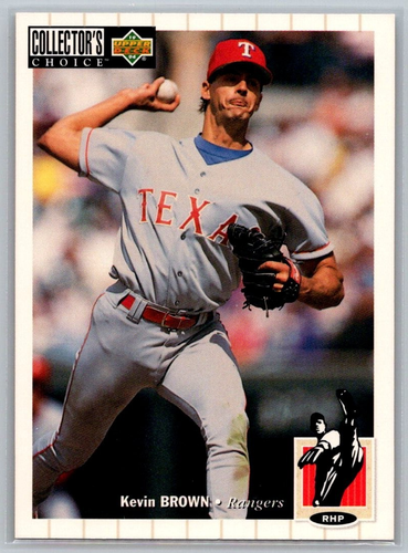 1994 Upper Deck Collectorsw Choice Kevin Brown #537 - Picture 1 of 2