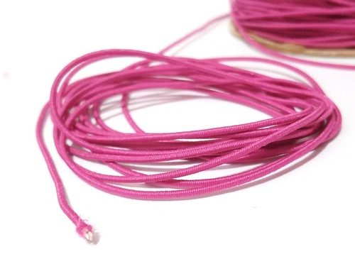 1.5mm or 2mm width - 5 yds-20yd Azalea Red Round Elastic Cord Thread ET15 - Picture 2 of 10