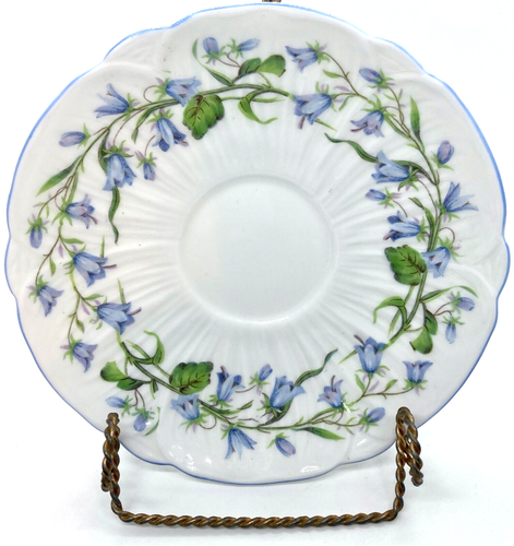 Shelley Bone China Cup and Saucer ~ Teacup "Harebell" Oleander Pattern, England - Picture 5 of 9
