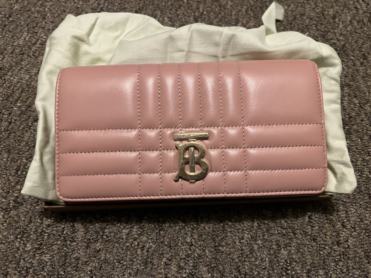 Burberry Quilted Leather Lola Wallet With Detachable Strap Burberry Quilted Leather Lola Wallet With Detachable Strap