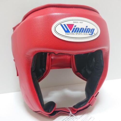 Winning Boxing Head Gear Wide View Typ JABFHG Size L Red from Japan New in Stock - Picture 2 of 11
