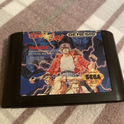 Fatal Fury Sega Genesis Cartridge Only