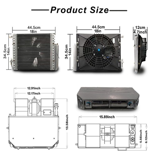 Kit Evaporador Aire Acondicionado Compresor Calor Frío Underdash Aire Acondicionado Universal - Imagen 10 de 16