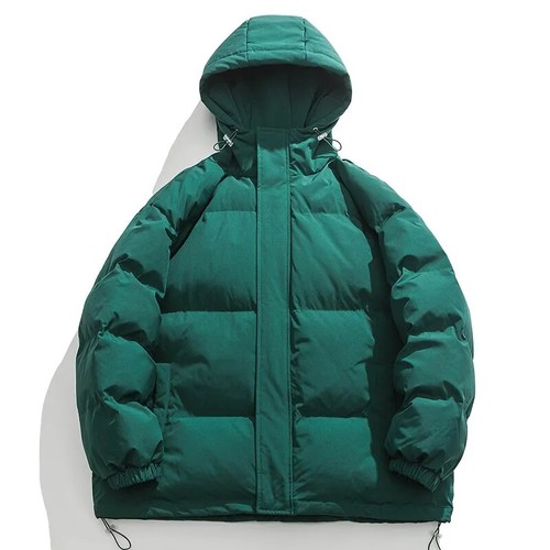 2025 Winter Jacket Men Hooded Casual Loose Parkas Mens Solid Winter Jacket Coat - Bild 17 von 29