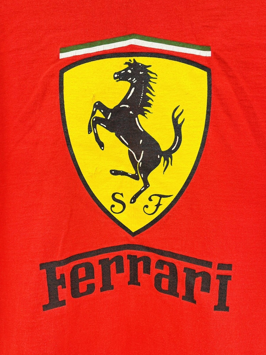 Vintage Ferrari T-Shirt Fruit Of The Loom 90s SuperCotton