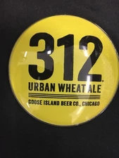 312 Goose Island Urban Medallion Badge 3" Beer Tap Faucet Tower Advertisement 