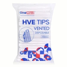 500(5 Bags) Dental Disposable HVE High Volume Evacuation Suction Tips-White