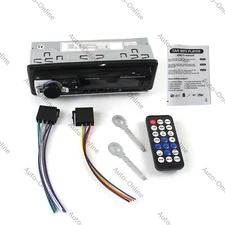 Aux Input USB FM Radio Car Stereo In Dash Bluetooth-Compatible MP3 Player
