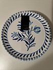 NEW Rachel Roy Blue and White Floral 8.5” Melamine Salad Plates Set of 4