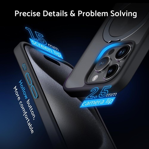 Mag Stand Designed for iPhone 15 Pro Case 2023 Upgraded All in 1 Compatible - Picture 4 of 6