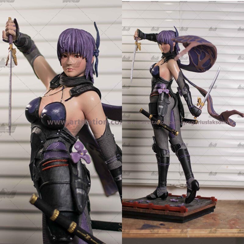 DEAD OR ALIVE 2 AYANE 1/8 スケール フィギュア 完成品 Dead or Alive Ayane 3D Printing Unpainted Figure Model GK