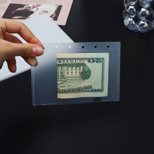 12pcs A5/A6/A7 Binder Dividers with Pockets Zipless Cash Envelopes Binder Insert - Picture 22 of 23