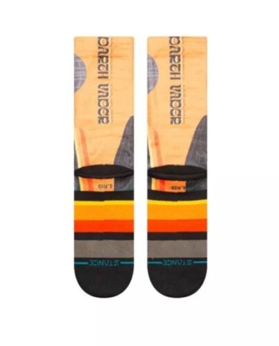 Calcetines Hombre M Stance Crew Star Wars Darth Vader Death by Jaz Space Dust Naranja - Imagen 2 de 7