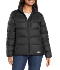 Eddie Bauer Ladies Down Packable Jacket Size XL  Black NEW
