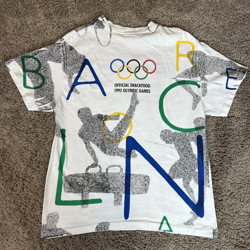 Camiseta Adidas Talla Grande Mars Candy Bar Barcelona Juegos Olímpicos De Colección 1992 AOP - Imagen 11 de 12