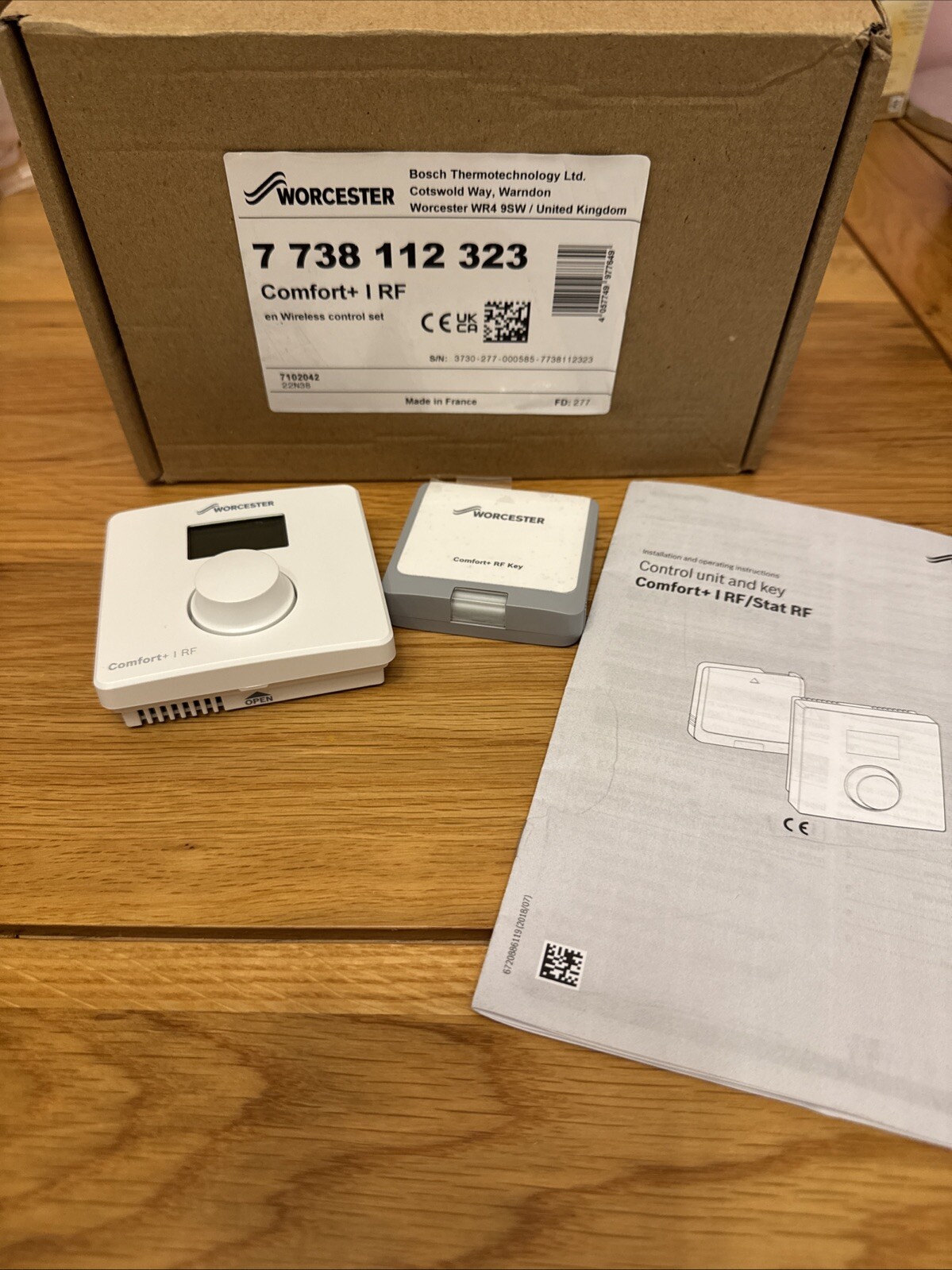 Worcester Bosch Comfort+ RF Wireless Room Stat 