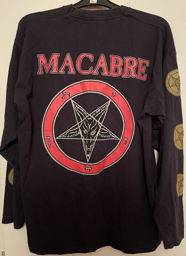 MACABRE NIGHTSTALKER LONG SLEEVE LARGE RICHARD RAMIREZ SATANIC - Picture 4 of 9
