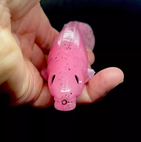 deps & TSUNEKICHI DT Pink Swimbait Inline Soft Plastic Slow Roll SubSurface Lure - Picture 9 of 16
