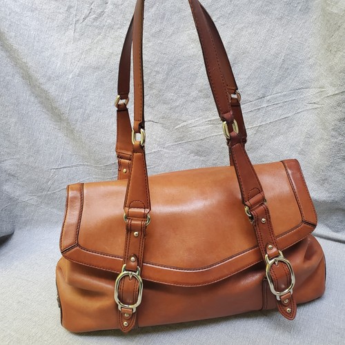 Bolso de Mano Cole Haan Cuero Marrón Caramelo Trinity F04 Bolso de Hombro Cartera - Imagen 2 de 12